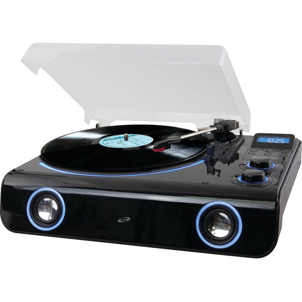 iLive ITTB775B ClassicStyle Bluetooth Turntable