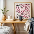 thumbnail image 5 of Cherry Blossoms - Painting Cherry Blossom Watercolor Floral Pattern Botanical Nature Unframed Wall Art Print 24 x 24 inches, 5 of 9