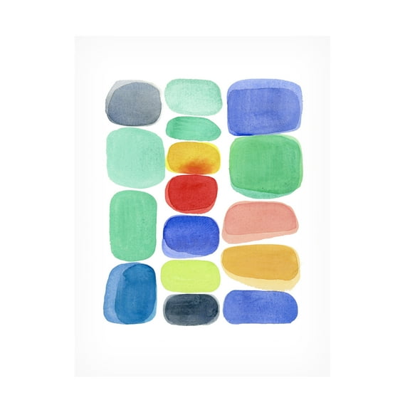 Trademark Fine Art Louise van Terheijden Color Blocks I Canvas Wall Art