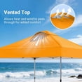 thumbnail image 3 of CHITOOMA 10 x 10ft Pop up Canopy Tent, Instant Outdoor Shelter Easy Portable Straight Leg Canopy Tent, Orange, 3 of 12