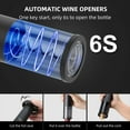 thumbnail image 4 of Regalos de Vino - Abridor de Vino Eléctrico - Abridor de Vino Automático Recargable - Sacacorchos Eléctrico Inalámbrico - Abridor de de Vino, 4 of 5