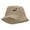 Khaki, variant on Loch Ness Monster Embroidered Bucket Hat - White OSFM