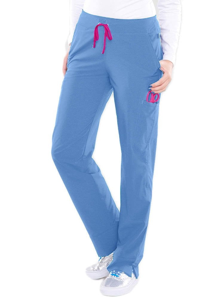 Smitten Smitten Miracle HOTTIE Scrub Pants for Womens Super Stretch
