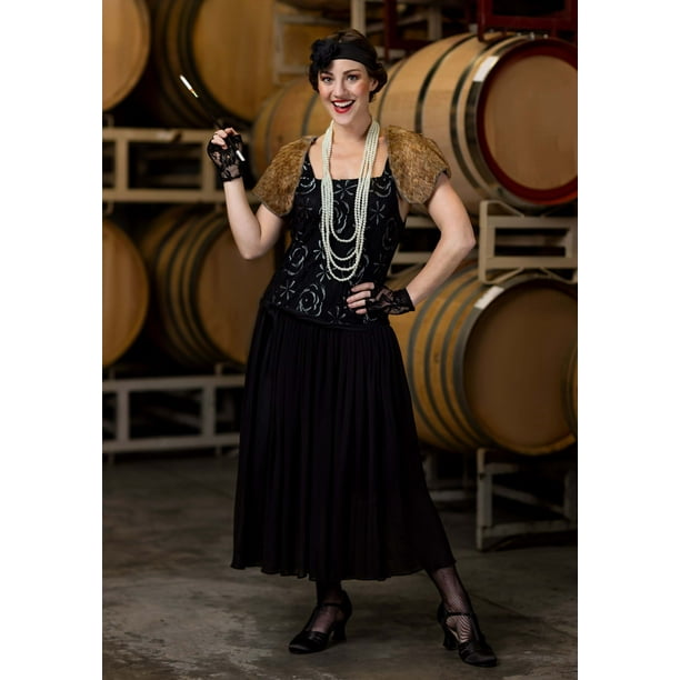 Plus Size Charleston Flapper Costume Walmart Business Supplies
