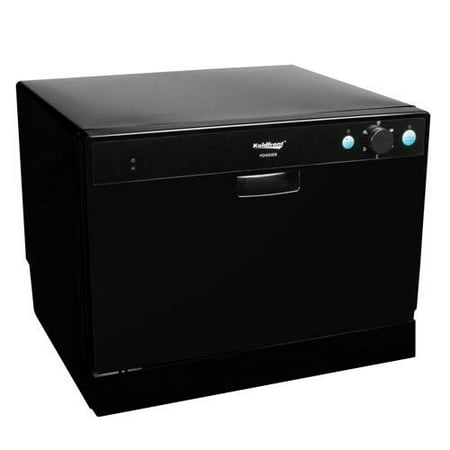 Koldfront 6 Place Setting Countertop Dishwasher - Black - Walmart.com