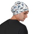 thumbnail image 4 of Xecao Underwater Animals 1 Print Beanie Knitted Hat for Men Women, Winter Fashion Knit Cuffed Caps Unisex, 4 of 7
