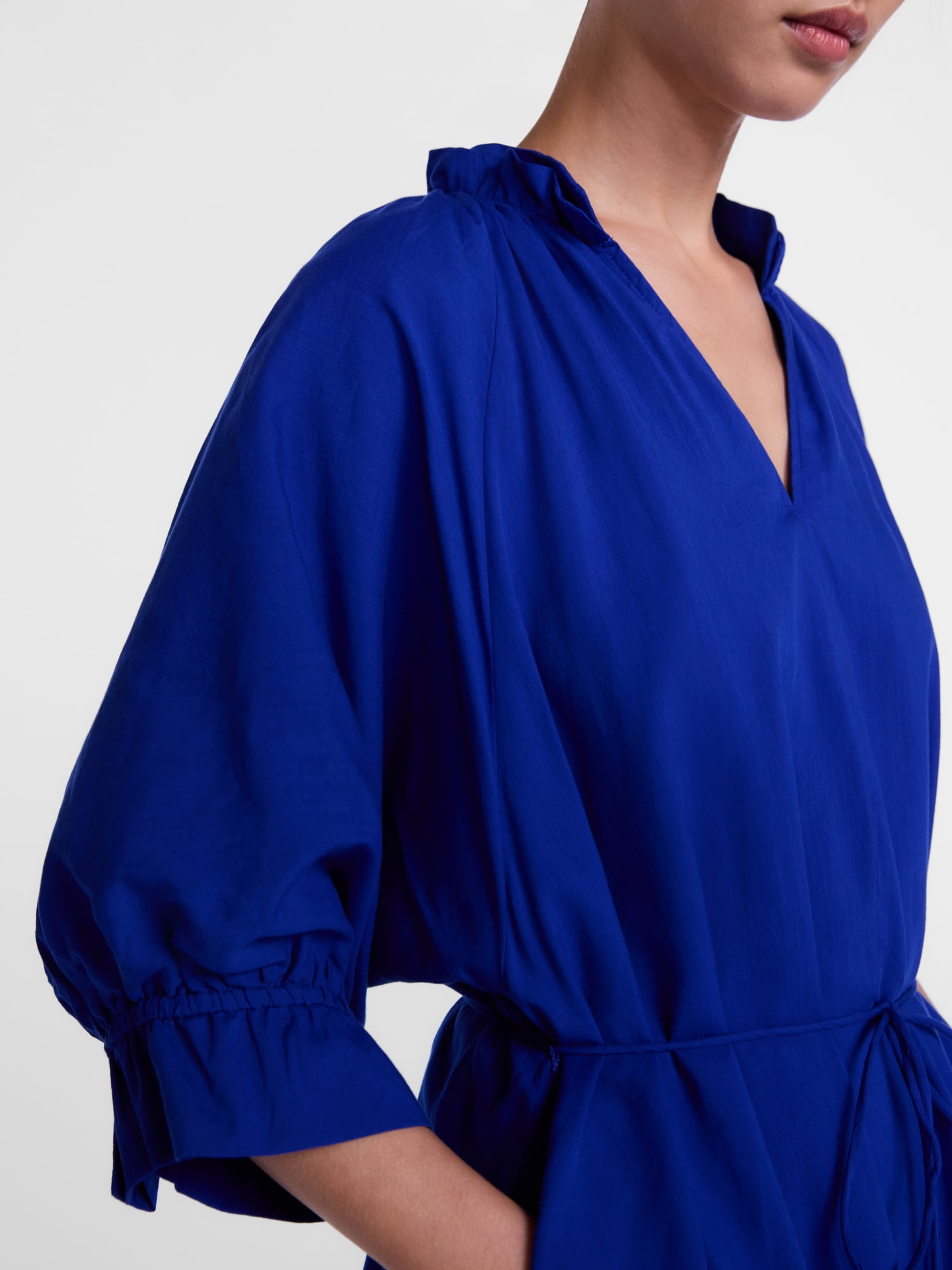 Scenario Women's and Women's Plus Midi Dress with Short Sleeves, Sizes XS-4X