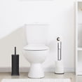 thumbnail image 6 of Blue Donuts - Toilet Brush and Holder, Toilet Bowl Brush for Bathroom, Toilet Cleaner, Odor Free, Black, 6 of 7