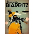 thumbnail image 3 of Vintage Apple Collection 14x18 Black Modern Framed Museum Art Print Titled - Biarritz, 3 of 5