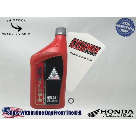 Cyclemax Full Synthetic Oil Change Kit fits 2012-2024 Honda TRX90X