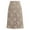 Khaki, variant on ICHUANYI Women Fashion Lace Skirt High Waist Solid Slimming A-Line Buttocks A-line Skirt