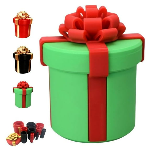 Desktop Ornaments,Annoying Nested Screw Box 10 Layer Reusable Prank For And Small Funny Puzzle Box For Birthday Christmas