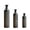 D1 Black Gold Chevron, variant on YIQMI Brown Gray Stripe Floor Vase Set 3-Piece Farmhouse PVC Tall Vases for Wedding, Birthday, Anniversary, Housewarming Gift