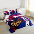 thumbnail image 3 of Castle Fairy Football Gamer Bedding Comforter Set 2pcs for Boys Girls,Ball Game Twin Comforter Sets Microfiber,Sport Gaming Breathable Bedding Set,Lightweight Room Decor,Reversible, 3 of 8