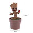 thumbnail image 4 of Baby Action Mini maceta árbol hombre figura juguetes (Rose Tree Elf Coffee Pot) JShteea Libre de BPA, 4 of 6