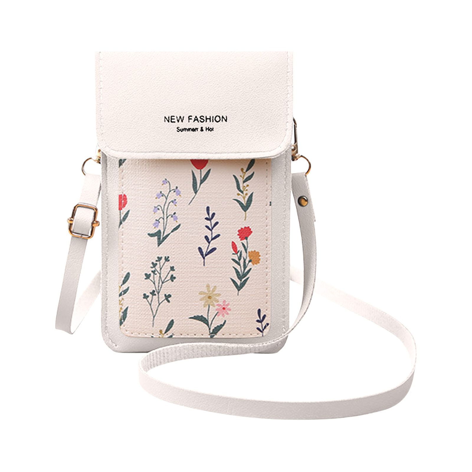 MORESEC Women Touchscreen Phone Bags Mini Leather Mobile Phone Crossbody Bags Shoulder Handbag Wallet With Credit Card Slots Deals of the Day