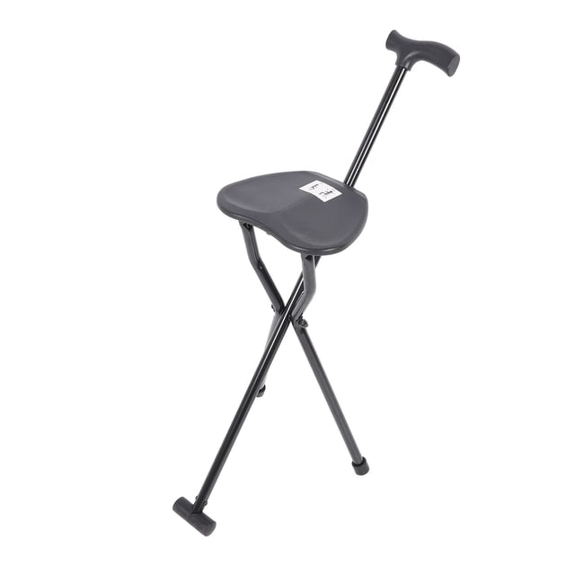 Bailes Plegables con asiento, taburete plegable de caña no es slip múltiple para caminar