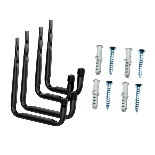 Transemion Heavy Duty Garage Hooks Wall Mount Tools Bikes Ladders Storage And Organization In Garage Hoses And Power Equipment.