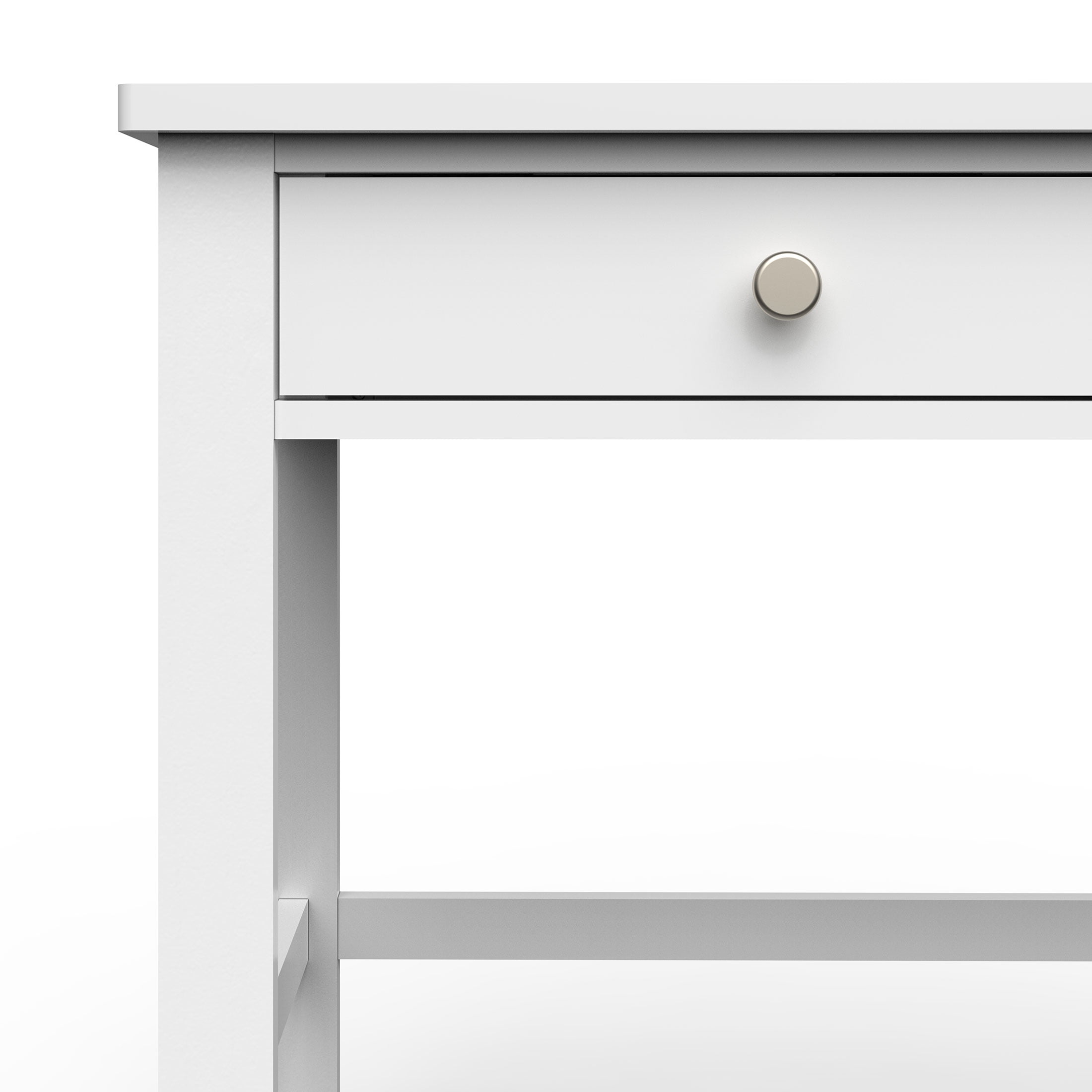Child Craft Harmony Kid’s Writing Desk, Includes 2 Drawers, Plenty of Storage, 48" Tabletop, Durable Construction, Non-Toxic, Baby Safe Finish (Matte White)