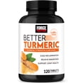 thumbnail image 4 of Force Factor Better Turmeric, 1600mg Turmeric Curcumin Supplement with Ginger for Joint Health & Inflammation Support, Clinical Strength, 120 Tablets, 4 of 13