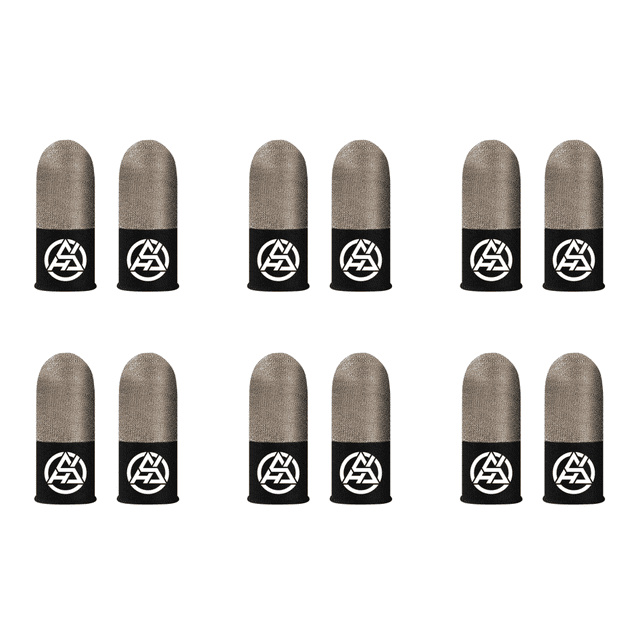Yemas Los Dedos Luminosas Juego Transpirable Funda para El Dedo Guante Pulgar PUBG (1 Par)