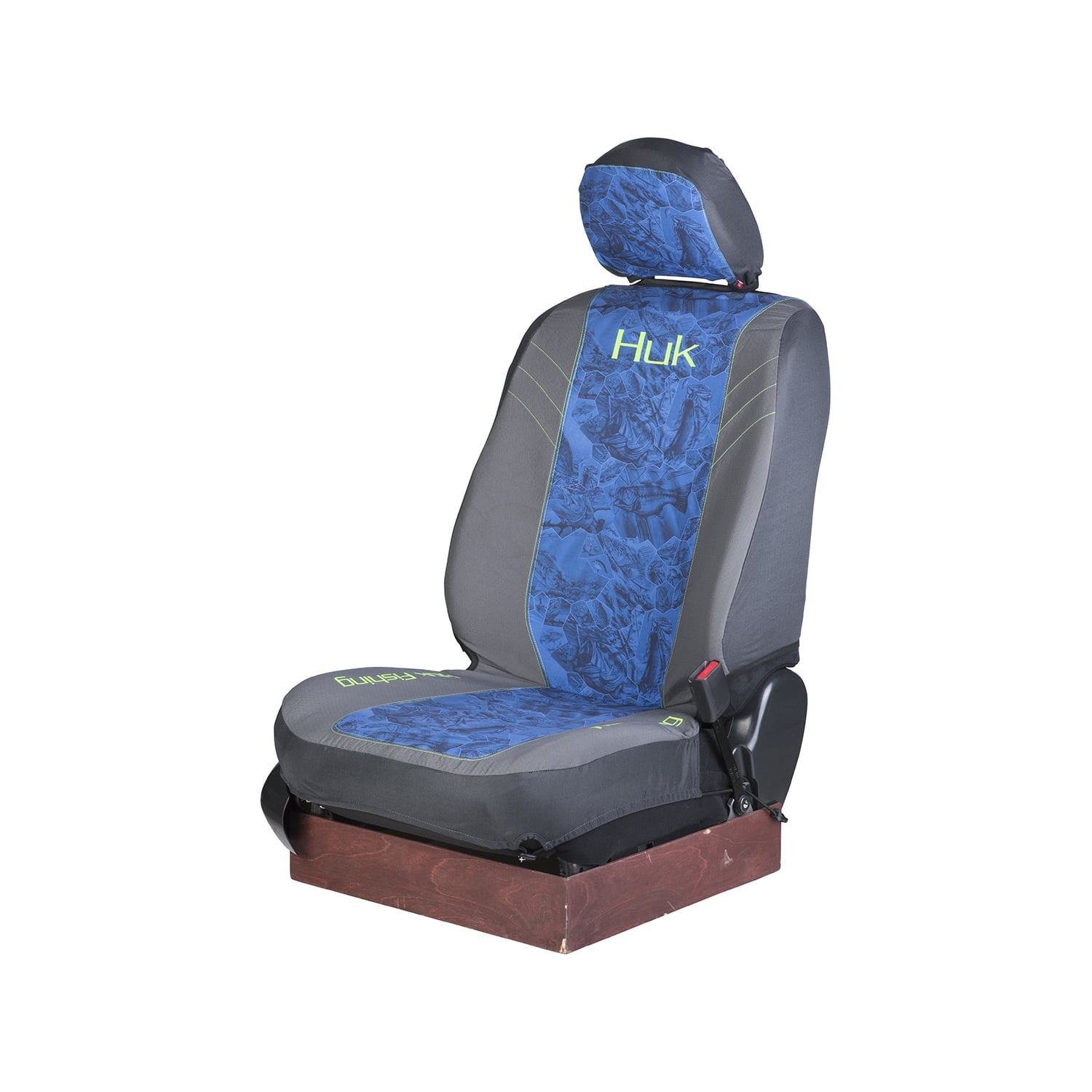 Huk Seat Cover Low Back, Blue/Green