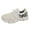 White, variant on Casual Sneakers for Women Female Womens Sneakers Women's Fashion Mesh Cloth Leopard Print Sneakers Breathable Non Slip Lace Up Casual Shoes(White,8)