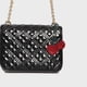 thumbnail image 2 of Encanto de bolso de mano de corazón y cereza de moda de Unique Bargains color vino rojo 1 pieza, 2 of 5