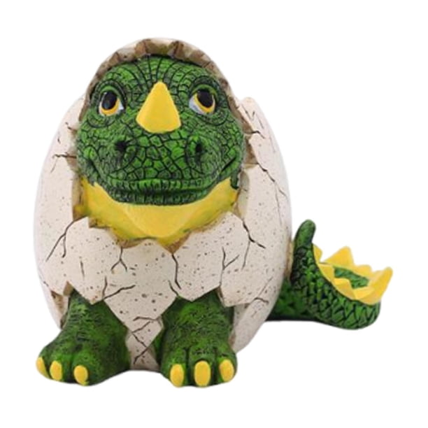 Maceta con forma de dinosaurio, escultura, escritorio, decoración creativa para el hogar Verde