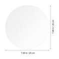 thumbnail image 2 of Acrylic Round Disc Clear Panel Cake Transparent Sheet Discs Blank Circle Circles Sign Drums Blanks Painting Disk Base, 2 of 8