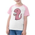 thumbnail image 4 of RXIRUCGD 2025 Vêtements d'Été pour Enfants Tout-Petits Garçons Filles Mode Mignon Col Rond Imprimé Manches Courtes Haut, 4 of 7