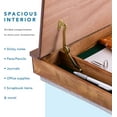 thumbnail image 4 of Schoolhouse Lap Desk with Storage Compartments - Acacia Wood - Natural - Style No. 45076, 4 of 14