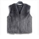 thumbnail image 4 of Chaqueta de abrigo cálida para mujer, de invierno, lisa, con cuello en V, 4 of 5