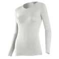 thumbnail image 1 of ColdPruf Women's Basic Active Wear Crew Top, Winter White, Small, 1 of 4