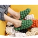 thumbnail image 3 of Billuyoard 1 par de pantuflas de secado rápido, sandalias gruesas para ducha de baño, sandalias de playa suaves para mujer, zapatos multicolores Suministros de limpieza para el hogar Negro 35-36, 3 of 6