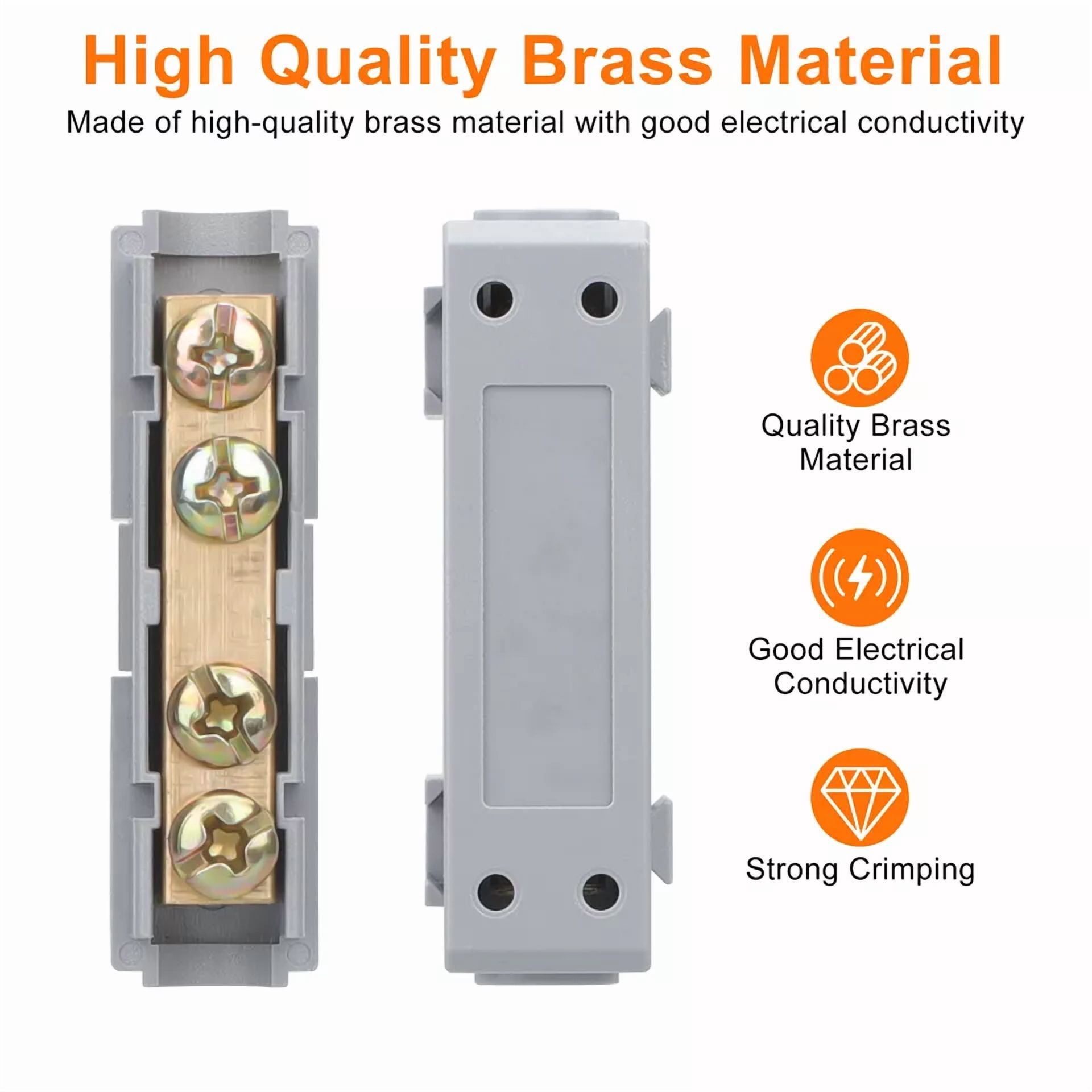 CIRCLE- 10Pcs 6 Awg Gauge Wire Connector Nuts Kit, 80A Quick Wiring Connection Terminal