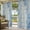 Beige Light Blue, variant on 1 Panel Outdoor Curtains for Patio Waterproof 54"x84", Christmas Snowflakes Weatherproof Privacy Outsides Curtains, Grey Winter Snow Vintage Country Grommet Thermal Drapes for Cabana Porch Pergola