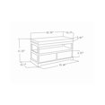 thumbnail image 5 of White Wood Storage Bench, 5 of 5
