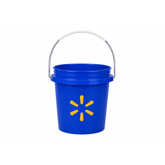 Hyper Tough 0.4 Quart Blue Mini Bucket, Small Durable Utility Pail for Cleaning, Crafts & Storage
