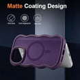 thumbnail image 3 of Magnetic for iPhone 14 Pro Case, Compatible with MagSafe, Transparent Wave Frame Design Case Soft Edge Cover Cute Clear Matte Shockproof Protective Phone Case, 3 of 6