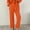 Orange, variant on Simua Wide Leg Pants Woman High Waisted Fashion Suit Pants