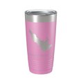 thumbnail image 1 of Cheney Reservoir Tumbler Lake Map Travel Mug Insulated Laser Engraved Coffee Cup Kansas 20 oz Light Purple, 1 of 1