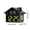 B, variant on LNOGEUPG Stylish House Shape LED Digital Alarm Clock, Black Shell Blue Digits Display Desktop Timepiece with Warm Night Lamp for Home Office Bedroom Decor