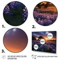 thumbnail image 3 of Designart "Sunrise Blue Bonnets landscape III" Blue Bonnets Floater Framed Wall Art Print, 3 of 7