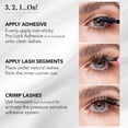 thumbnail image 4 of Toallita para volumen número 10 Eyelash Clusters Pro Lash ProWear, color negro, 4 of 9