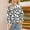 White, variant on Women Sweatshirt Womens Pullover Sweatshirts Crewneck Long Sleeved Top Printed Stylish Loose Fit Tops Lady Anniversary Fall Winter Clothes Army Green
