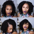 thumbnail image 2 of Extensiones de cabello humano a ganchillo YOUNG BEAUTY Kinky Curly de 20 pulgadas, 2 of 8