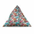 thumbnail image 4 of Exotic Lounger Chair Bag, Tropical Lotus Water Lily Hibiscus Blooms and Leaves Paradise Buds Botany Print, High Capacity Storage with Handle Container, Lounger Size, Multicolor, by Ambesonne, 4 of 5