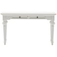 thumbnail image 4 of Bowery Hill Mid-Century 2 Drawer Console Table in Pure White, 4 of 7