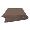 thumbnail image 5 of QQbed 8 Pack Water-resistant Brown Elastic 22"x20" Flat Cover for Multiple Sizes of Patio and Outdoor/Indoor Chair Cushions, 5 of 6